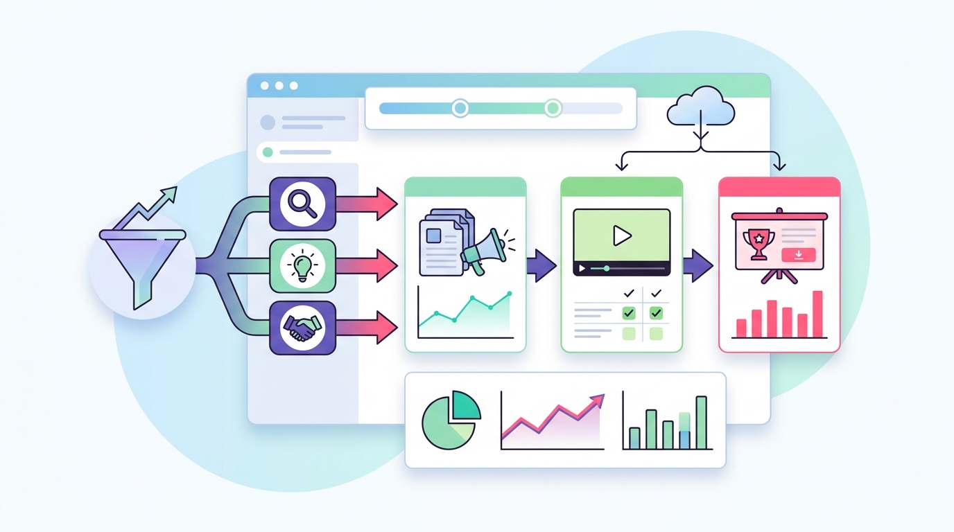 Illustration: Build Content That Matches Where the Buyer Actually Is
